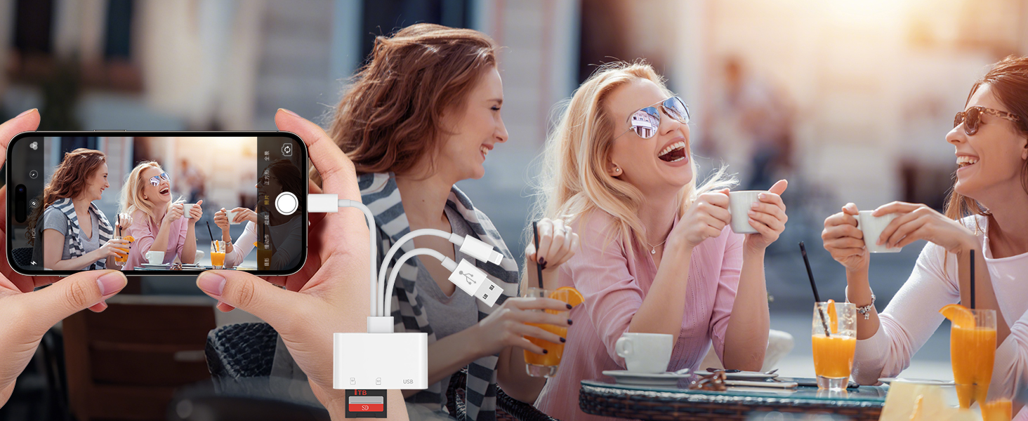 lightning to sd card camera reader