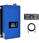 SOGTICPS 2000W Grid Tie Inverter Power Limiter LCD Display DC50-90V Solar Input AC185-265V Output