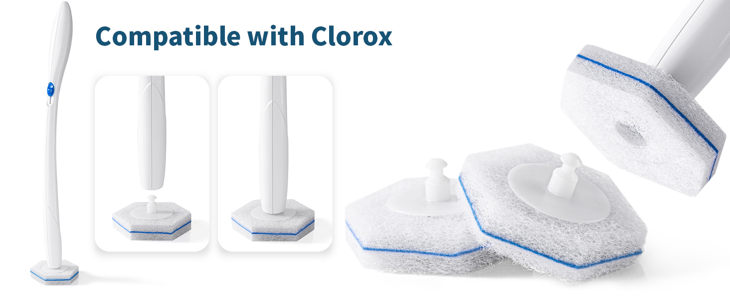 disposable toilet bowl cleaners Disinfecting Wand Refill Heads