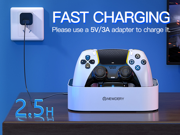 ps5/dualsense edge controller charger dock