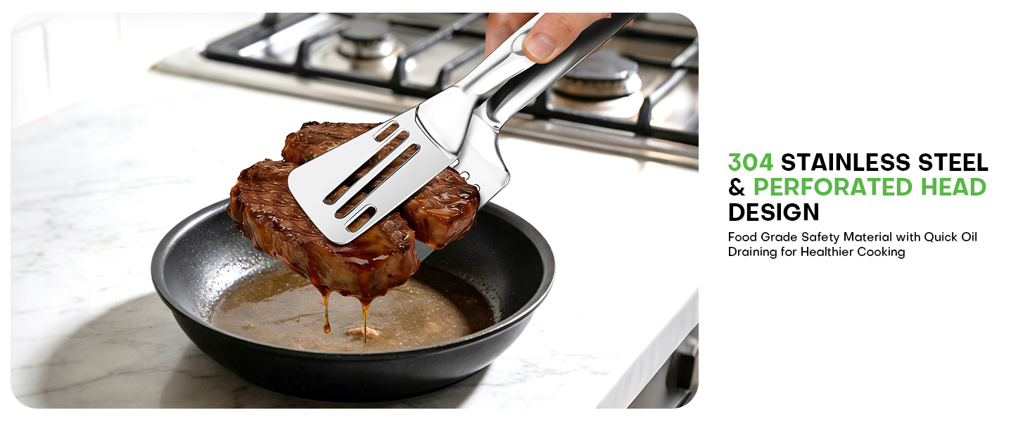 2-in-1 Detachable Design Kitchen Tongs