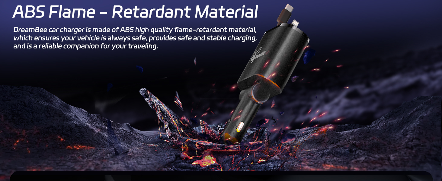 Car Charger,Retractable Car Charger,USB C Car Charger,Car Phone Charger