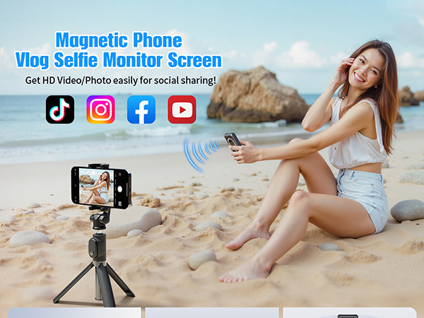 Vlog Selfie Monitor Screen