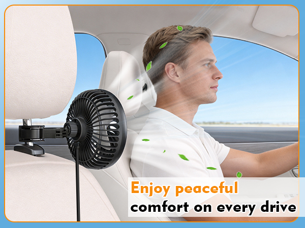 fans for vehicles rechargeable