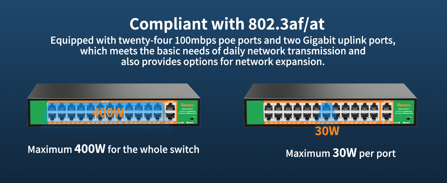 24 port poe switch