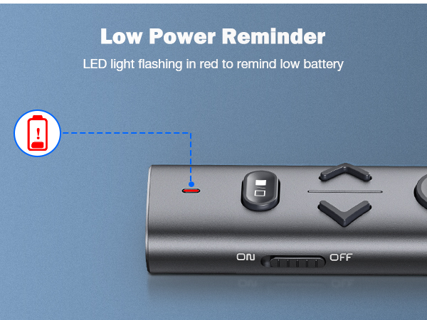 powerpoint clicker with laser pointer