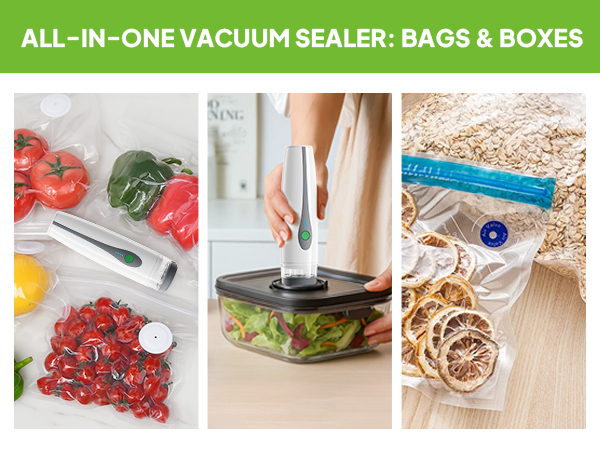 Compact Vacuum Sealer for Food