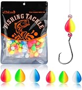 Dovesun 220/104/80/60/54/52/42pcs Pompano Rig Floats for Surf Fishing Foam Bobbers for Fishing Fl...