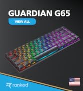 Ranked G65 Guardian 65% Form Factor | Full Aluminum Frame | Hot Swappable Mechanical Gaming Keybo