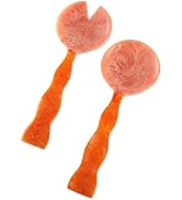 Folkulture Resin Salad Servers | Set of 2 (12") Resin Serving Spoons or Salad Tongs For Salad &amp; S...