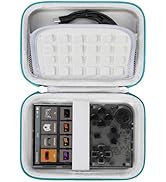 BOVKE Carrying Case Compatible with RG35XX 2024 New Version Retro Handheld Game Console, Storage ...