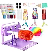 WAQONUY Double Cup Turner for Crafts Tumbler Metal Rotating Spinner Machine for Drying Epoxy Resi...