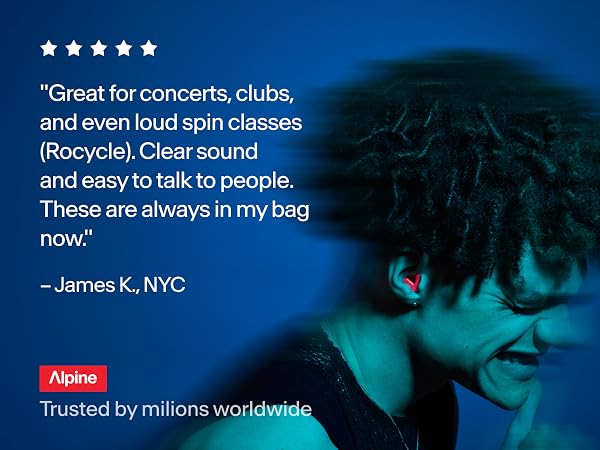 Alpine Tune Ear Plugs Concerts