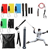 Davllin Baseball Resistance Trainer,Training Aid for Baseball Softball Pitchers,Interchangeable G...