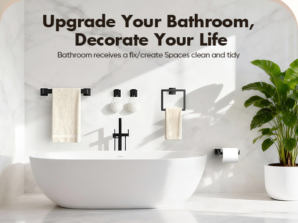 bathroom towel holder set