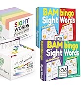 THE BAMBINO TREE Sight Words Bundle - Flash Cards and Sight Words Bingo Games Levels 1 to 4