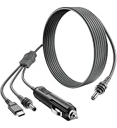 3 in 1 Starlink Mini Cable 16.5FT: 100W USB C 12-24V Car Charger and DC Male Power Cord for Starl...