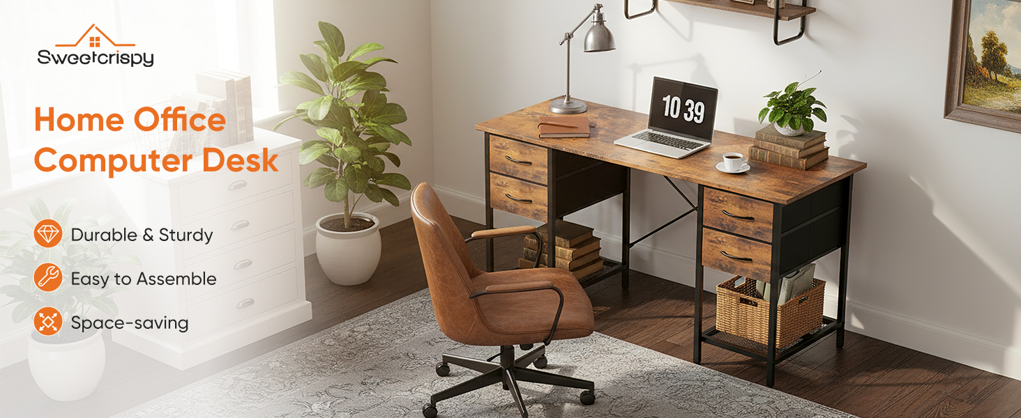 Sweetcrispy home office computer desk