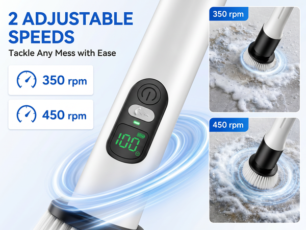 spin scrubber cordless electric spin scrubber brush bathroom accessories shower and tub scrubber