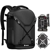 TARION Hardshell Camera Backpack Bag - 3-side Hard Case Professional Camera Bag with 14.5" Laptop...