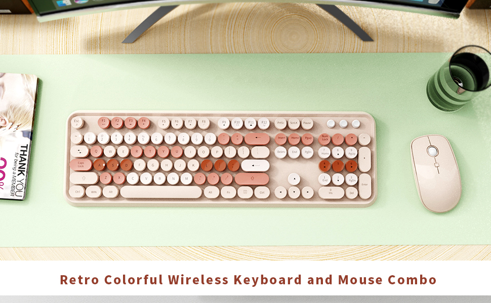 keyboard and mouse wireless Wireless Keyboard and Mouse Combo colorful keyboard and mouse wireless