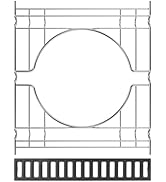 EasiBBQ 7677 Frame Kit for Weber Genesis II 300/400, Genesis II LX 400 Series Grills, Crafted Fra...