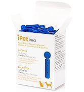 UltiCare VetRx iPet PRO Blood Glucose Monitoring System (28 Gauge 100 ct. Lancets)