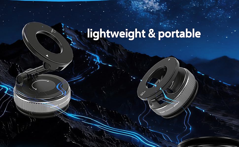 magnetic suction cup phone mount