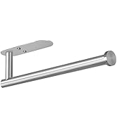 HUFEEOH Adhesive Paper Towel Holder Under Cabinet Wall Mount for Kitchen Paper Towel, Paper Towel...