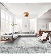 RUUGME Washable 10X14 Rug Abstract - Living Room Bedroom Large Area Rug Indoor Farmhouse Stain Re...