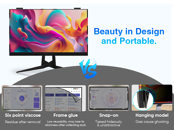 24 inch privacy screen for monitor