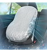 Baby Car Seat Sun Shade Cover - Thicken Bi-Layer Composites, Cooler Temperature Infant Car Seats ...