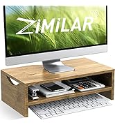 Zimilar Monitor Stand Riser, 2 Tiers Laptop Computer Monitor Riser for PC Screen, iMac, Desktop W...