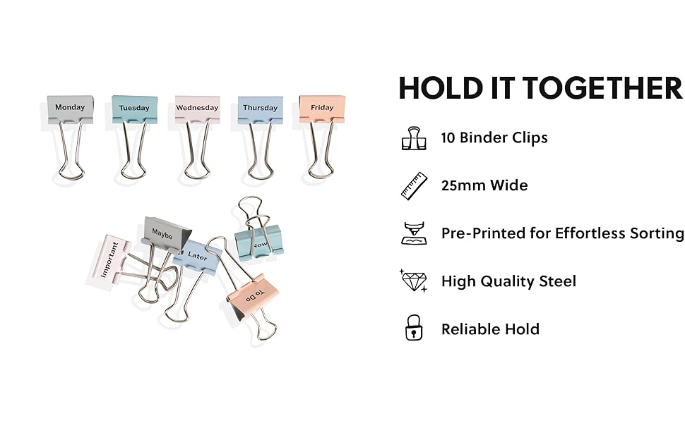 BINDER CLIPS
