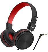 Cowyawn Kids Headphones, Toddler Headphones with Safe Volume Limiter 94dB, Wired School Headphone...