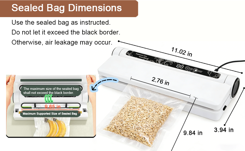 Food Saver Vacuum Sealer Machine
