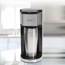 capresso, coffee, travel, reusable, single, thermal, easy, clean,