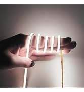 MALIIGAZA 3mm Cold White COB LED Strip Light 6000K, Flexible Cuttable Dimmable Super Slim LED Tap...
