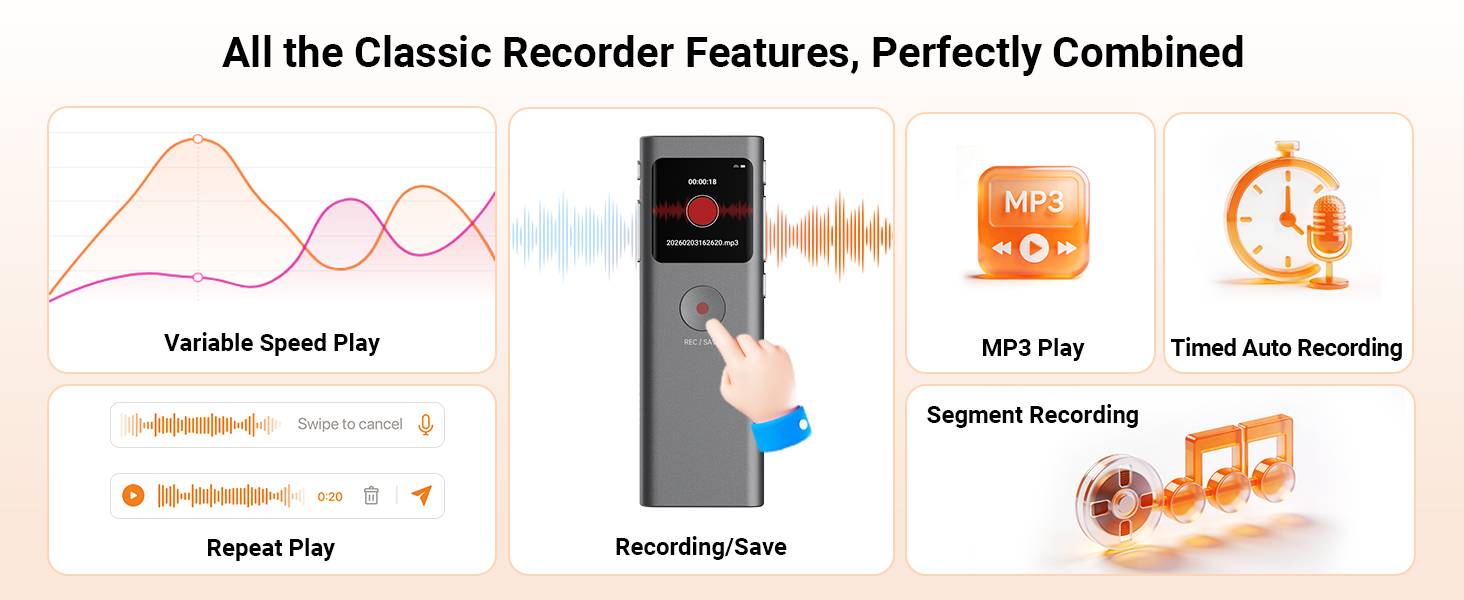 All the Classic Recorder Features