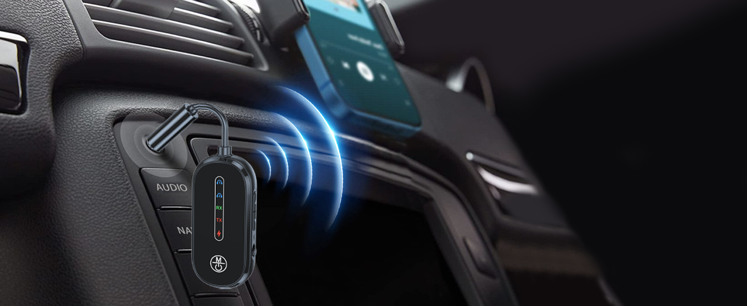 Bluetooth aux adapter for car