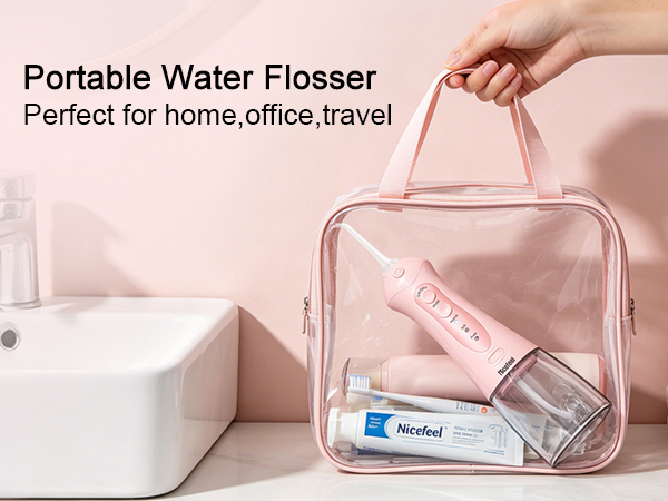 Travel water flosser
