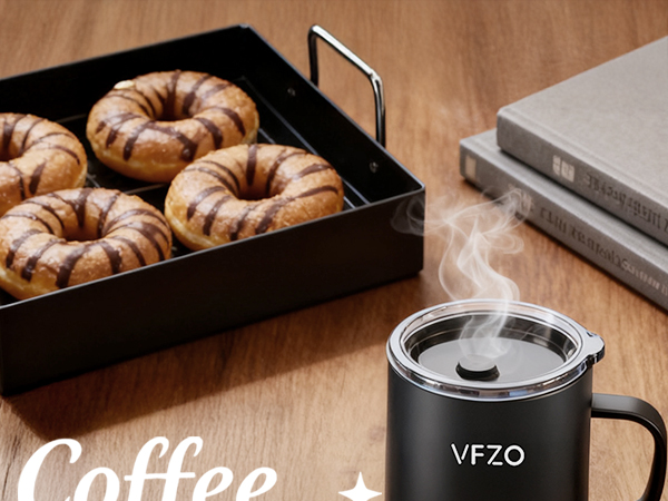 Intelligent heated coffee mug
