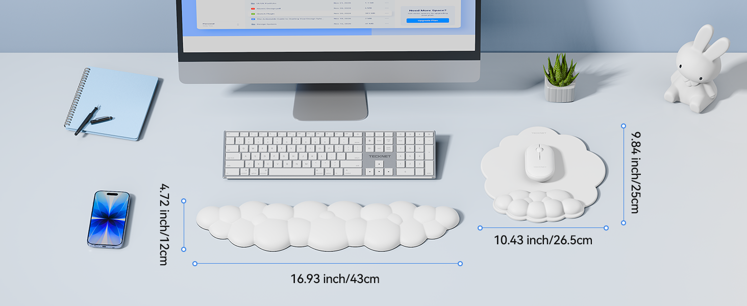 Cloud Wrist Rest &amp;amp;amp; Ergonomic Mouse Pad