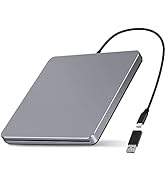 NOLYTH Externall CD/DVD Drive for Laptop, USB C CD Burner Slot-in External DVD Drive Portable DVD...