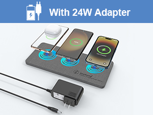 With 24W adapter