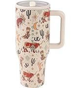 HydroJug Traveler - Modern 40 oz Tumbler with Handle &amp; Simple Flip Straw - Car Cup Holder Friendl...