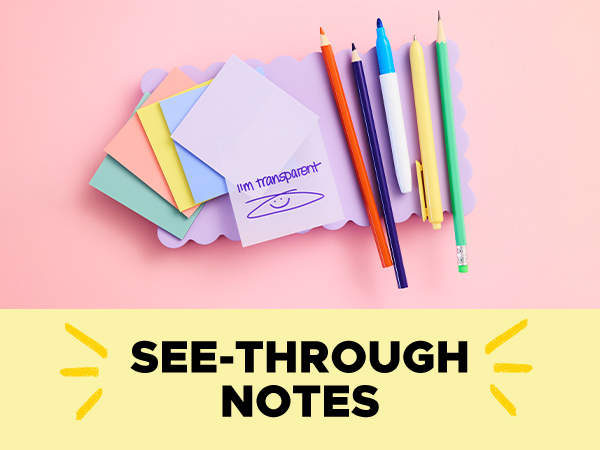 See-through notes