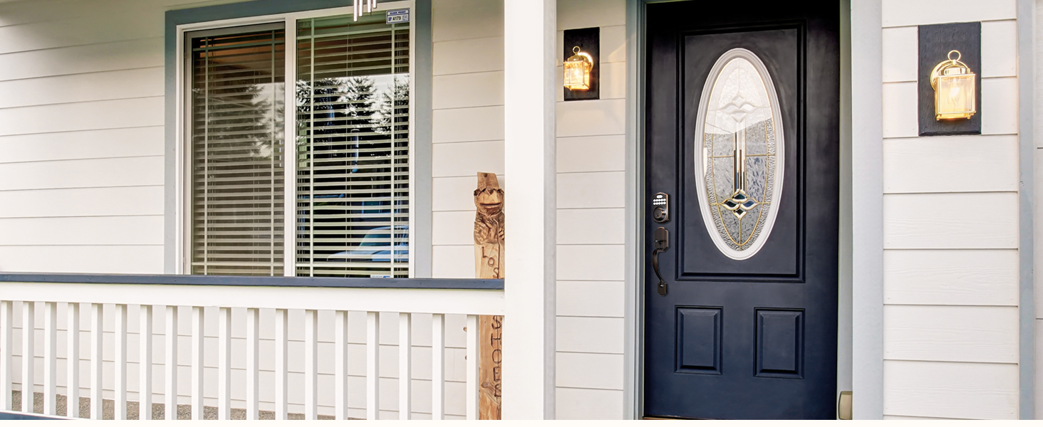 Fits various scenarios—front door, courtyard, balcony, garage, hollway