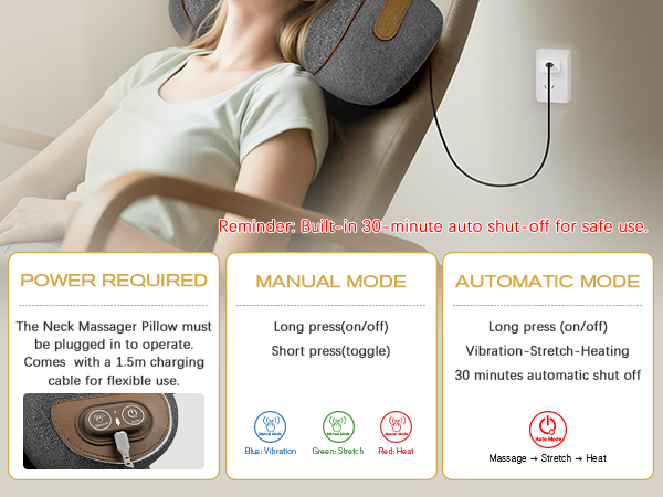 callixe thera pillow massage neck hump