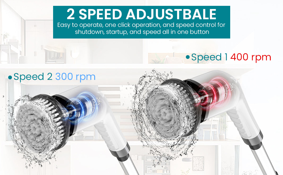 Electric spin Scrubber